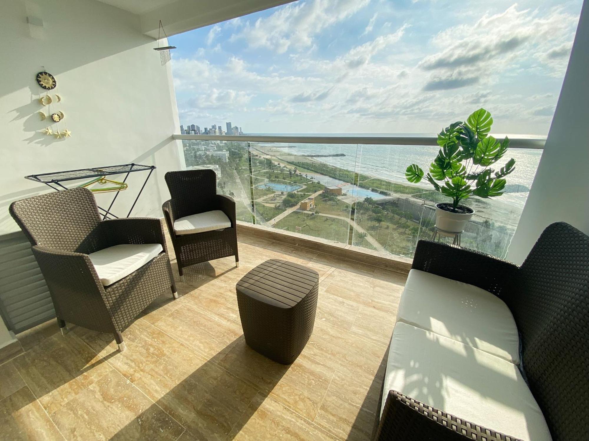 Magnifico Apartasuit Con Vista Al Mar Cartagena